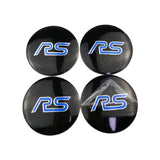 4pcs 56mm Ford Wolf Shelby RS ST Car Wheel Center Hub Cap Sticker Decal