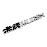 Car Front Grille Badge MUGEN Emblem for Honda Accord Civic CRV Crosstour H-RV Nsx Pilot Odyssey City CRZ Fit Spirior AVANCIER