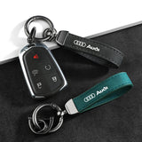 Audi Logo Metal Suede Car KeyChain
