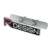 Volvo R Design Logo Metal Car Front Hood Grille Emblem Bagde Sticker Decal