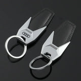 Audi Leather Car Keyring Key Ring Chain Pendant