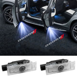 Car Door Welcome Laser Shadow Lamp Projector LED Light for Dodge Challenger 2015-2019