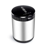 Lincoln Metal Car Ash Tray Auto Ashtray Cigarette Holder Box with LED Light