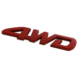 Car Styling 3D 4WD Metal Zinc Alloy RearTrunk Fender Adhesive Badge Body Tailgate Displaceme Emblem for RAV4 Accessories