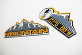 Jeep Mountain Metal Car Rear Sticker Auto Trunk Emblem Badge Decal