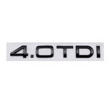 Audi 2.0TDI 3.0TDI 4.0TDI Car Rear Sticker Trunk Emblem Badge Decal