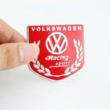 Volkswagen VW Logo Aluminum Alloy Car Body Sticker Nameplate Rear Emblem Badge Decal