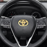 6.5x4.5cm Buckle Car Steering Wheel Emblem Decals Badge for Toyota