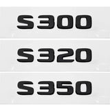Mercedes Benz S55 S63 S200 S220 S250 S260 S300 S320 S350 ABS Car Rear Stickers Decal