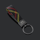 Audi Oxford Webbing Metal Car Keychain