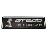 Ford GT350 GT500 Shelby Aluminum Alloy Car Sticker Nameplate Emblem Badge Decal