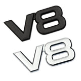 Car Trunk Emblem Sticker for Toyota V8 Aygo CHR Auris Rav4 Yaris Corolla Auto Badge Whole Body Decal Exterior Accessories