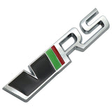Skoda VRS Logo Metal Car Front Grille Emblem Badge Rear Sticker Decal