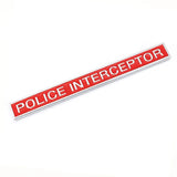 Dodge Police Interceptor Logo Metal Car Sticker Emblem Badge Decal