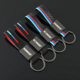 BMW M3 M5 Car Logo Suede Metal Key Chain Keyring