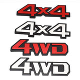 Jeep 4x4 4WD Logo Alloy Car Body Side Sticker Decal Trunk Emblem Badge
