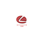 Carbon Fibre Car Steering Wheel Badge Sticker for Lexus