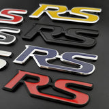 Car Front Grille Decal Trunk Body Side Sticker RS Logo for Honda Accord FIT Odyssey Jazz Jade Pilot City Decor Accessories