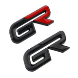 Metal Car Side Sticker Rear Trunk Decals for GR Sport Yaris Auris Rav4 CHR Hilux Avensis Prado Corolla Camry Highlander
