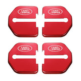 4pcs/set Land Rover Stainless Steel Car Door Lock Cover Protection