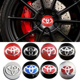 4pcs/set 56mm Toyota Car Wheel Center Hub Cap Sticker Decal