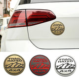 Jeep TRAIL RATED 4X4 Logo Metal Car Body Side Fender Sticker Rear Decal Auto Front Grille Emblem Badge