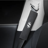 2pcs/set Hyundai Suede Car Safety Belt Pads Shoulder Covers
