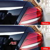 Ford RS Logo Metal Car Front Grille Emblem Auto Rear Trunk Badge Sticker
