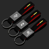 Volkswagen VW R Nylon Webbing Car Keychain Pendant Key Chain Holder