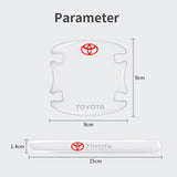 Toyota Car Door Bowl Handle Anti-collision Protective Stickers Scratches Film