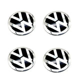 4pcs/set 75mm Volkswagen VW Car Wheel Center Hub Cap Sticker Decal