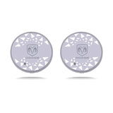 2pcs Dodge Logo Car Water Coasters 7-color LED Light Cup Mat Holder