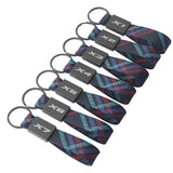 BMW X1 X2 X3 X4 X5 X6 X7 Logo Oxford Webbing Metal Car Keychain Keyring
