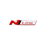 Hyundai N LINE Logo Metal Car Rear Sticker Trunk Emblem Badge Decal