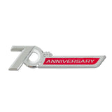 ABS Car Side Rear Trunk Emblem Sticker Decals for Land Cruiser 70th Anniversary LC300 LC200 FJ200 2016-2022 Accessories