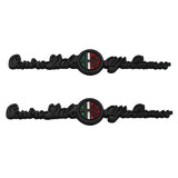2pcs Alfa Romeo Metal Car Body Sticker Emblem Badge Decal