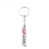 Ford ST Line Logo Metal Car Keychain Keyring