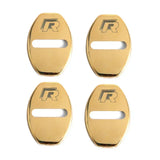 4pcs/set Volkswagen VW GTI Rline Stainless Steel Car Door Lock Cover Protection