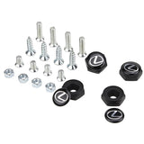 4pcs/set Lexus Logo Stainless Steel Car License Plate Bolts