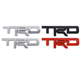 Car Trunk Badge Rear Sticker for TRD Logo Corolla Rav4 Prius Camry Land Cruiser Highlander Yaris CHR Auris Emblem Decal