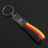 For Volkswagen VW Passat B5 B6 Bora Santana GTI Jetta Tiguan POLO Keychain Pendant Car Logo Keyring Auto Key Chain Key Holder Decoration