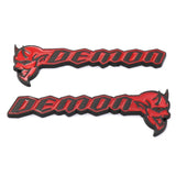 Dodge Demon Logo Metal Car Rear Sticker Auto Body Emblem Badge Decal