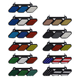 Car Front Grille Emblem Decal for Toyota Tacoma 4Runner Tundra Rav4 Highlander Badge Modified Exterior Accessories