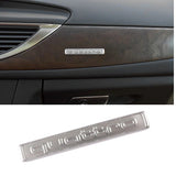 Audi Quattro Logo ABS Car Front Grille Emblem Badge Four-Wheel Drive Tail Standard Sticker