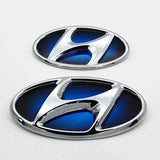 Hyundai Sonata 8 Hybrid ABS Car Front Hood Emblem Badge Rear Sticker Decal