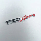 Metal Car Trunk Badge Rear Sticker for TRD Sports Logo Corolla Rav4 Prius Camry Highlander Yaris Auris Modified Decals