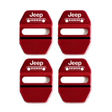 4pcs/set Jeep Cherokee Stainless Steel Car Door Lock Cover Protection