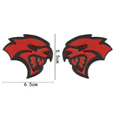 Dodge HellCat Metal Car Rear Sicker Body Side Emblem Badge Decal