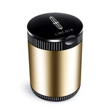 Lincoln Metal Car Ash Tray Auto Ashtray Cigarette Holder Box with LED Light