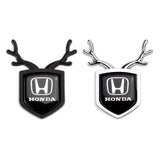 Honda ABS Deer Car Rear Sticker Shield Trunk Emblem Badge Decal